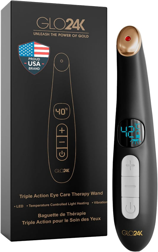 Glownova - Varita Masajeadora De Ojos Con Calor Y Vibracion