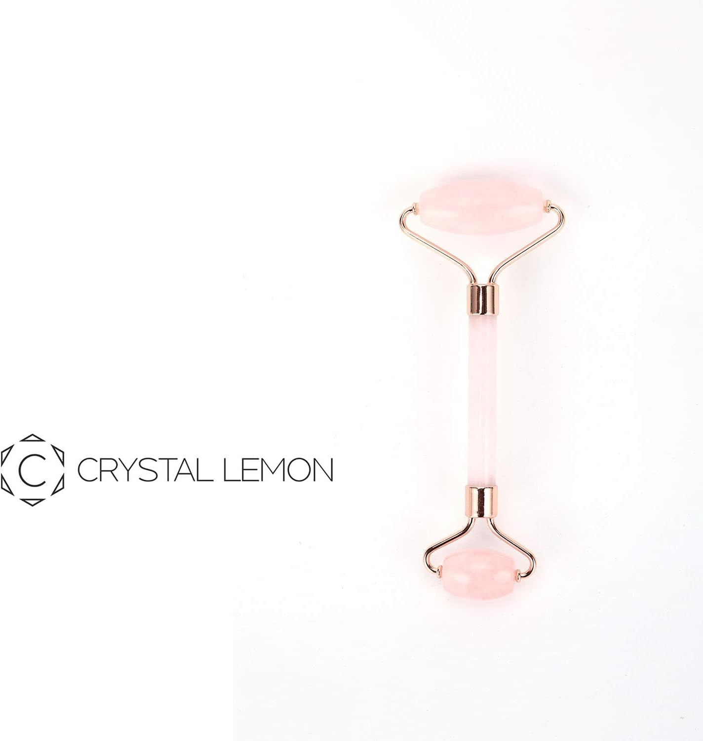 Glownova - Rodillo Facial De Cuarzo Rosa (Downsell)
