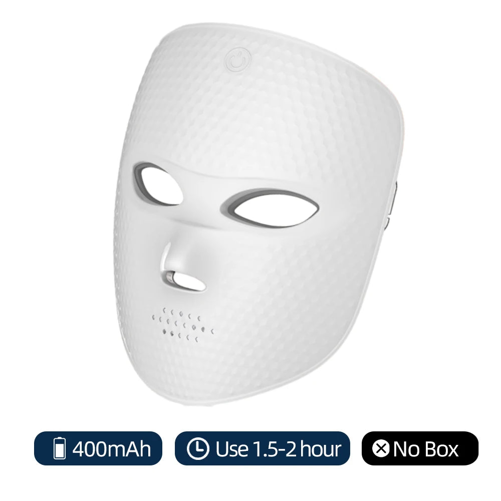 GlowMask Pro Mascarilla LED Facial 7 Colores Rejuvenecimiento y Anti-Edad
