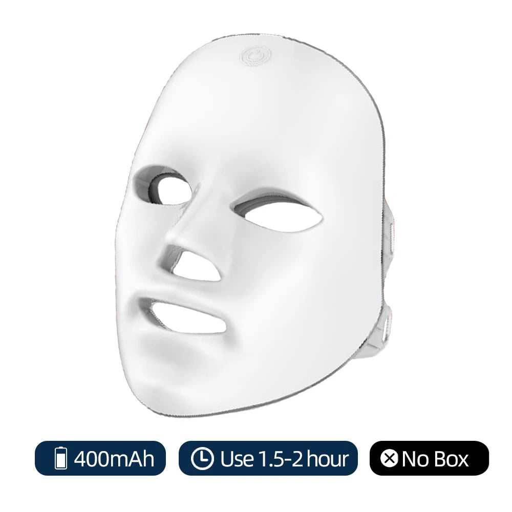 GlowMask Pro Mascarilla LED Facial 7 Colores Rejuvenecimiento y Anti-Edad