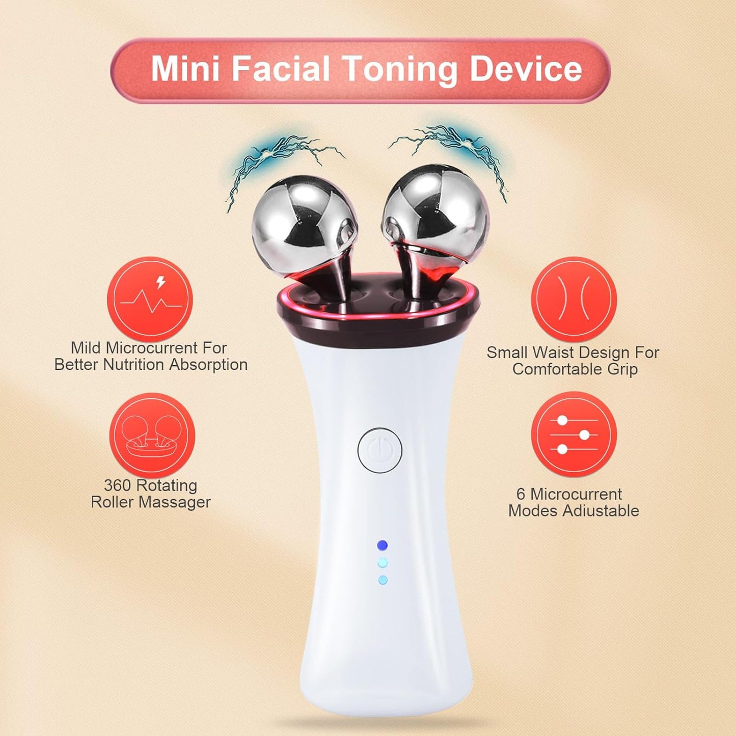 Glownova - Dispositivo De Microcorriente Facial