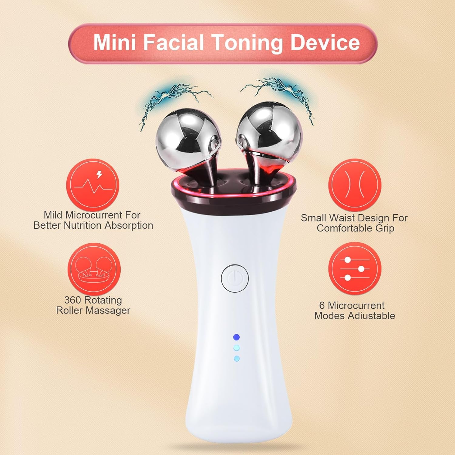 Glownova - Dispositivo De Microcorriente Facial